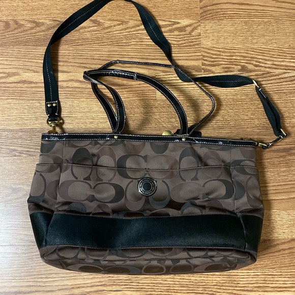 Coach Handbags - Used, vintage coach purse/ baby bag.